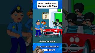 Noob PoliceMan Gampang di tipu penjahat ‼️roblox skibiditoilet funny minecraft [upl. by Niawd]