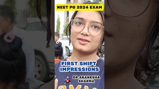 “NEETPG 2024 Exam Day Aspirants Share First Impressions amp Paper Difficulty Analysis” [upl. by Akihc]