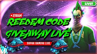 FREE FIRE LIVE UID GIVEWAY  TEAM CODE GIVEAWAY  freefirelive gyangaming nonstopgaming [upl. by Idnic]