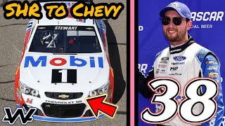 Stewart Haas Racing GOING TO CHEVY in 2025  Chase Briscoe Staying With Ford [upl. by Nnyltiak788]