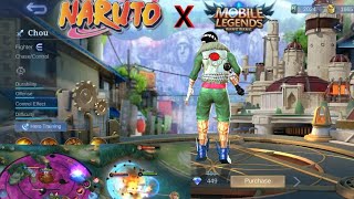 MLBB X NARUTO  unlock all Naruto skins injector  mlbb upcoming animation new skins and update [upl. by Erfert]