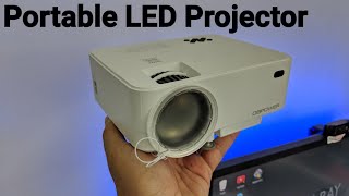 DBPOWER T21 LED Projector Review HDMIUSBVGAUSB screen mirror [upl. by Nutter632]