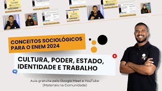 TURMA PLUS  Conceitos de Sociologia no ENEM  Sociologia [upl. by Abelard]