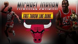 Michael Jordan Iconic Free Throw Line Dunk 1987 [upl. by Clower]