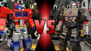 Megatron Robosen VS Optimus Prime  ROBOT DEATH BATTLE [upl. by Leay897]