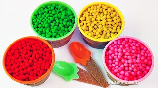 PlayDoh Dippin Dot Ice Cream Bowl Surprise Toys Minnie Mouse Thomas amp Friends Minions LPS [upl. by Gessner]