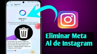 Cómo eliminar Meta Ai de Instagram [upl. by Popele]