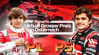 DEU BRASIL NA F1 VIRTUAL OFICIAL GP DA AUSTRIA COM PIETRO E ENZO FITTIPALDI [upl. by Porett]