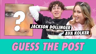 Ava Kolker vs Jackson Dollinger  Guess The Post [upl. by Droffats]