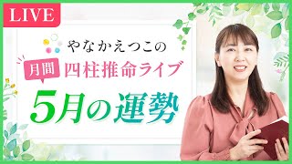 【2024年5月5日 己巳つちのとみの日】強い金運が巡ってくる！？｜毎月、運勢の移り変わりの時期にお届け、四柱推命月間運勢ライブ 〜５月の運勢〜 [upl. by Ahsitahs]