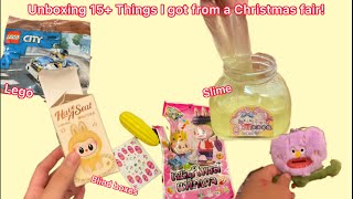 Every thing I got at the Christmas Fair🎄 [upl. by Aicak415]