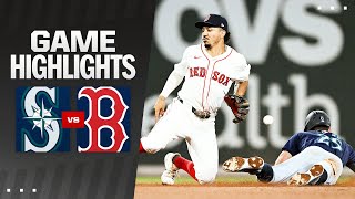 Mariners vs Red Sox Game Highlights 73024  MLB Highlights [upl. by Orford]