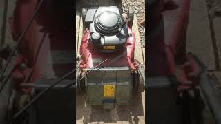 HONDA GV100 lawnmower engine running [upl. by Esdnil]