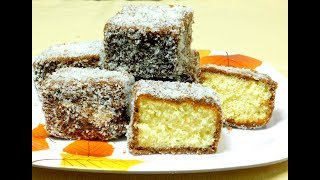 Lamingtons Recipe  Lamington Cake Recipe  Australian Chocolate Cake Recipe [upl. by Shiri470]