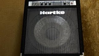 Amplificador de Baixo Hartke a100 unboxing PT  BR [upl. by Nhoj853]