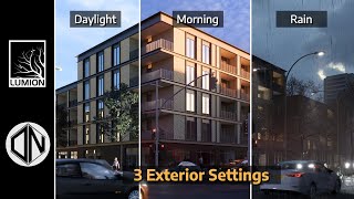 Lumion 2023  3 Exterior Render Settings [upl. by Rehsa]