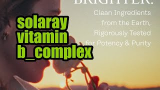 Review Boost Energy and Metabolism with SOLARAY Vitamin B Complex Chewables Strawberry Flavor 50 tab [upl. by Lamond]