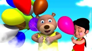 गुब्बारे वाला  Main Gubbare Wala Hu  Hindi 3D Rhymes  Hindi Nursery Rhymes  Kids TV India [upl. by Knudson]