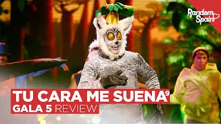 Tu Cara Me Suena 9  Gala 5 Review [upl. by Aihtekal]