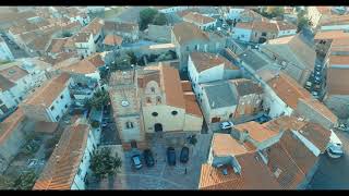 Vue aérienne de la ville de Bages dans les Pyrénées Orientales [upl. by Eille]