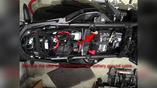 Yamaha MT10 FZ10 remove remap ECU [upl. by Ayek]