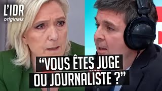 MARINE LE PEN pulvérise un JOURNALISTE sur son INÉLIGIBILITÉ [upl. by Rosenberg]