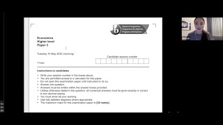 M22 IB Economics 2022 May Exam Paper 3 fully Solved [upl. by Nicky]