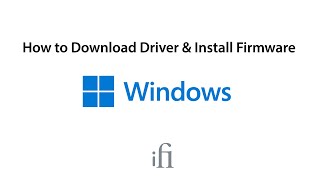 How to Download Driver amp Install Firmware On Windows [upl. by Beulah]