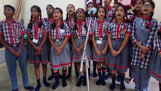 Dhono dhanyo pushpe bhoura Bangla song Kendriya Vidyalaya community song [upl. by Hesky]