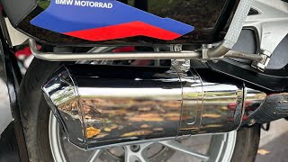 R1200RT and R1250RT Muffler Exhaust Replacement Install BMW motorcycle [upl. by Aihseyk813]