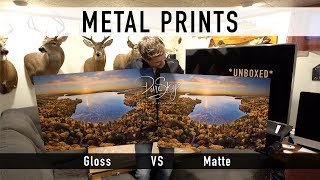 Metal Prints Explained  Gloss vs Matte Surface [upl. by Gregoor]