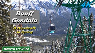 Banff Gondola Ride in National Park Sulphur Mountain – Canada Travel 4K Sony FX30 [upl. by Esinaj]