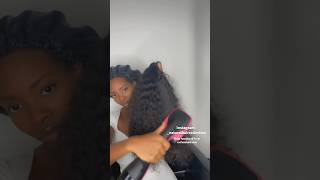 HOW TO DETANGLE YOUR HUMAN HAIR HEADBAND WIG [upl. by Eigla731]