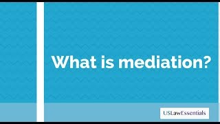 What is mediation updated [upl. by Llerdnam329]