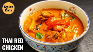 CHICKEN THAI RED CURRY  THAI RED CURRY WITH CHICKEN  THAI RED CURRY [upl. by El]