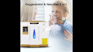 DEDAKJ portable oxygen concentrator model DE1LW [upl. by Nnel]