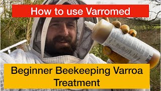 How to use Varromed Winter Beekeeping [upl. by Honna]