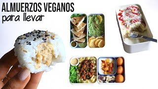 UNA SEMANA DE ALMUERZOS PARA LLEVAR  Vegano amp Saludable [upl. by Aigil]