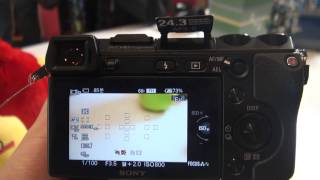 Sony NEX7 A mount Lens Auto Focus [upl. by Noreg214]