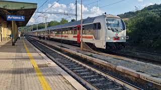 STAZIONE ARIANO IRPINO INCROCIO TRA IC 704 E FA 8417 [upl. by Ymmot]