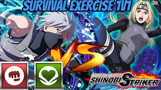 TOXIC SHINOBI STRIKER 1v1s  BEST ATTACK BUILD vs BEST HEALER BUILD [upl. by Yatnwahs]