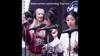 Babymonster performing Drip live babymonster monstiez kpop edit subscribe shorts [upl. by Livvi]