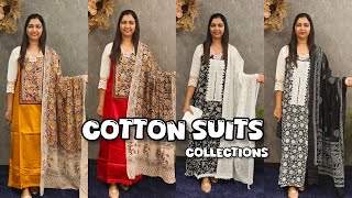 Everything looks good with confidence  Cotton suits collections  𝐆𝐋𝐈𝐓𝐙𝐈𝐍𝐃𝐈𝐀 FASHIONS 🥰👌🛍 [upl. by Dallas]