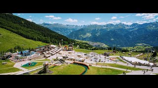 Sommer Funpark Fiss Complete tour including Alpine Coaster Fisser Flitzer Tyrol Austria [upl. by Melia879]