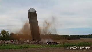 Nesbitt Silo Demolition 2018 [upl. by Armahs]