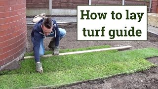 How to lay turf  ultimate lawn fitting guide [upl. by Metcalf]