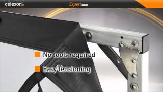 celexon folding frame screen mobile expert [upl. by Elurd]