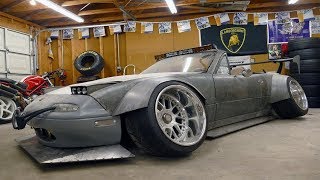 The Most Aggressive Splitter On A Miata EVER [upl. by Kra]