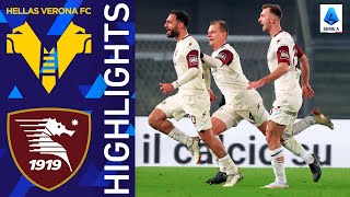 Hellas Verona 12 Salernitana  Kastanos secures massive win for Salernitana  Serie A 202122 [upl. by Martelli]