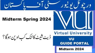 Midterm Date sheet 2024 [upl. by Grane]